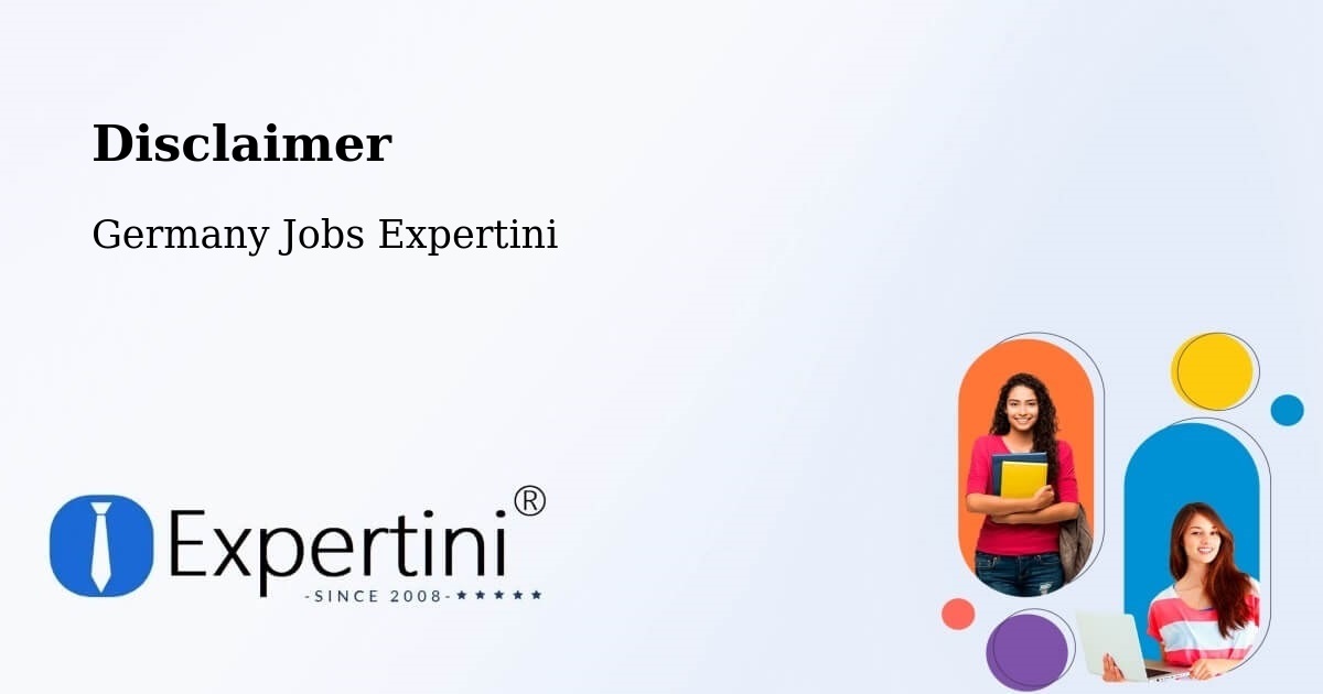 Disclaimer - Germany Jobs Expertini